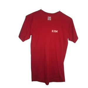 ❤️5 for $20❤️Kim Red Graphic Short Sleeve Ladies T-Shirt